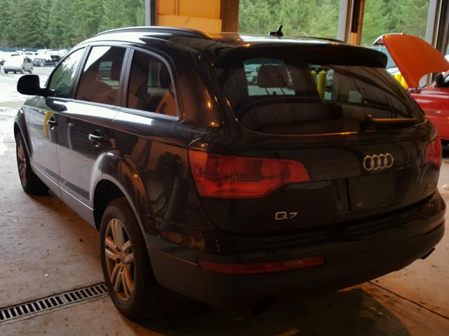 WA1AY74LX7D099286 - 2007 AUDI Q7 3.6 QUA BLACK photo 3