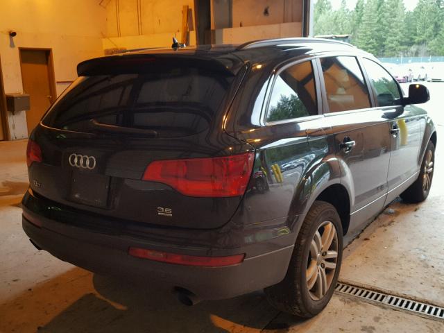 WA1AY74LX7D099286 - 2007 AUDI Q7 3.6 QUA BLACK photo 4