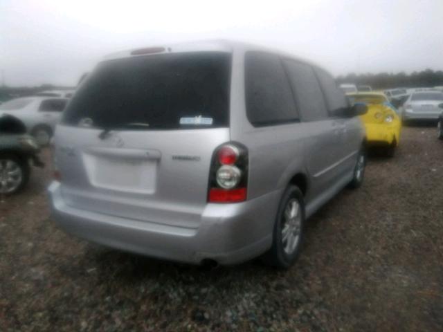 JM3LW28A540524620 - 2004 MAZDA MPV WAGON SILVER photo 4