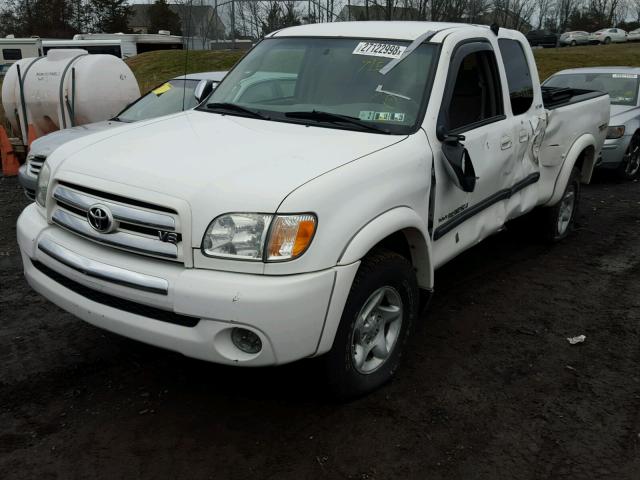 5TBBT44113S408429 - 2003 TOYOTA TUNDRA ACC WHITE photo 2