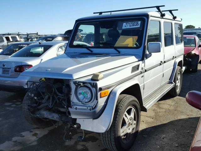 WDCYR49E82X128165 - 2002 MERCEDES-BENZ G 500 SILVER photo 2