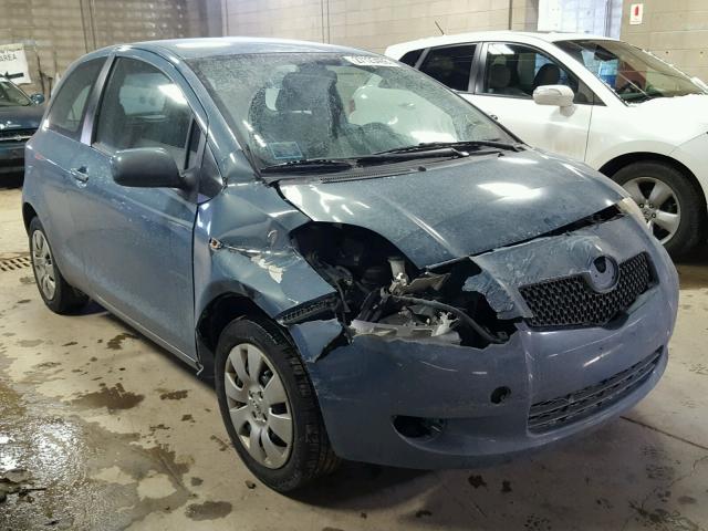 JTDJT923775123721 - 2007 TOYOTA YARIS BLUE photo 1