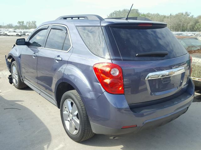 2GNALDEK4D6257745 - 2013 CHEVROLET EQUINOX LT BLUE photo 3