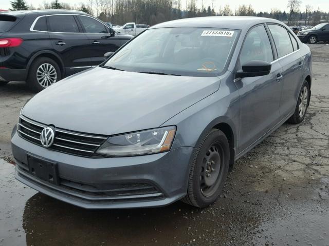 3VW167AJ5HM244851 - 2017 VOLKSWAGEN JETTA S GRAY photo 2