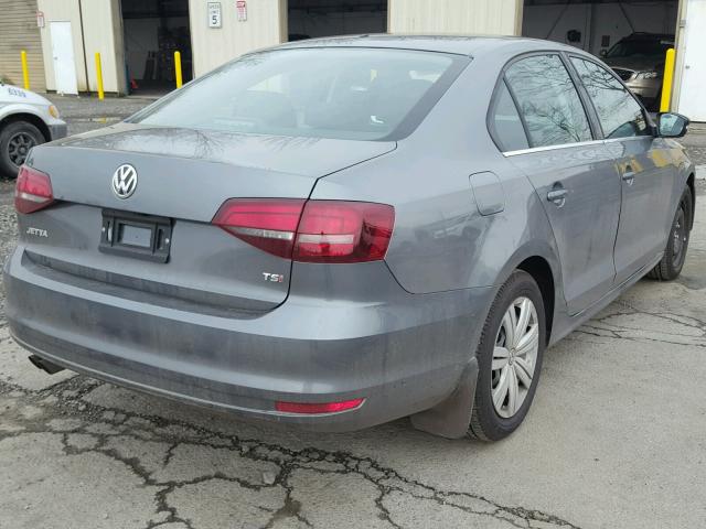 3VW167AJ5HM244851 - 2017 VOLKSWAGEN JETTA S GRAY photo 4