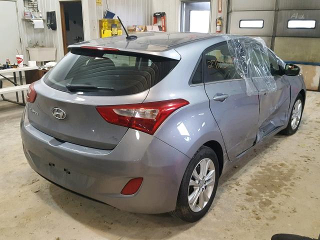 KMHD35LH0FU237365 - 2015 HYUNDAI ELANTRA GT SILVER photo 4