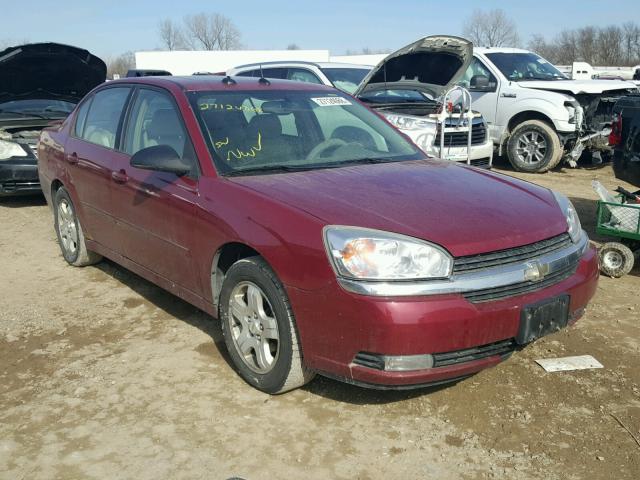 1G1ZU54815F161737 - 2005 CHEVROLET MALIBU LT MAROON photo 1