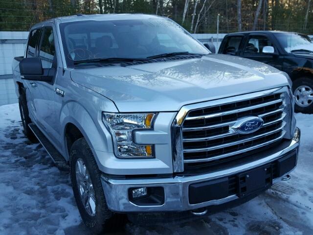 1FTEW1EF4FFB17934 - 2015 FORD F150 SUPER SILVER photo 1