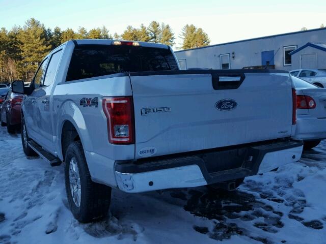 1FTEW1EF4FFB17934 - 2015 FORD F150 SUPER SILVER photo 3