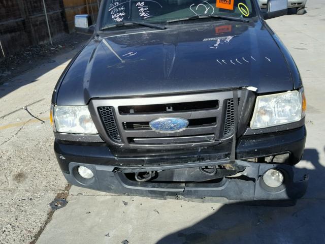 1FTZR45E28PA20519 - 2008 FORD RANGER SUP CHARCOAL photo 9