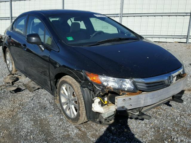 19XFB2F89CE330437 - 2012 HONDA CIVIC EX შავი ფოტო 1