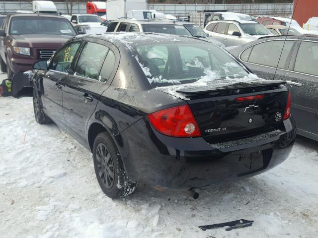 1G1AD5F58A7184338 - 2010 CHEVROLET COBALT 1LT BLACK photo 3