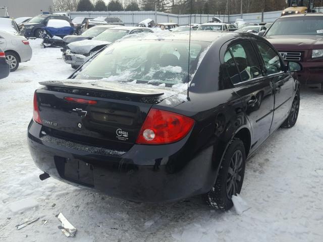 1G1AD5F58A7184338 - 2010 CHEVROLET COBALT 1LT BLACK photo 4