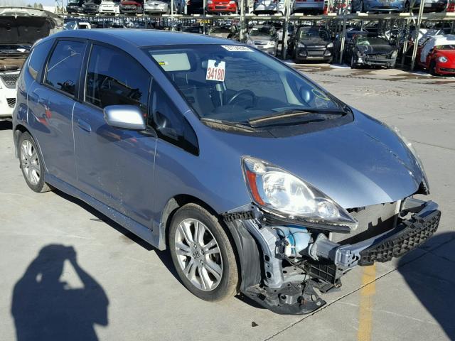 JHMGE8H59BC016681 - 2011 HONDA FIT SPORT BLUE photo 1