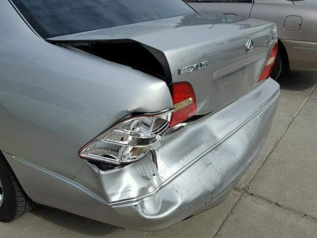 JTHBN30F820053224 - 2002 LEXUS LS 430 SILVER photo 9