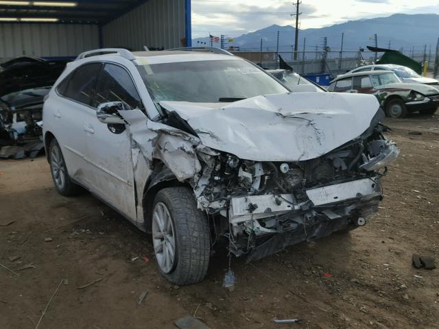 2T2BC1BA9FC007602 - 2015 LEXUS RX 450H WHITE photo 1