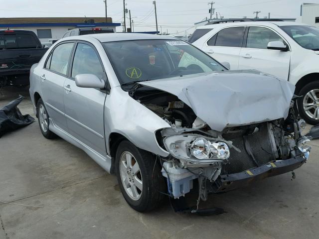 1NXBR32E75Z486312 - 2005 TOYOTA COROLLA CE SILVER photo 1