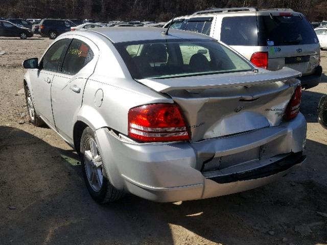 1B3CC5FB0AN132868 - 2010 DODGE AVENGER R/ SILVER photo 3