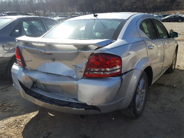 1B3CC5FB0AN132868 - 2010 DODGE AVENGER R/ SILVER photo 4