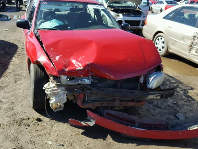 JA3AY26C11U014847 - 2001 MITSUBISHI MIRAGE ES RED photo 9