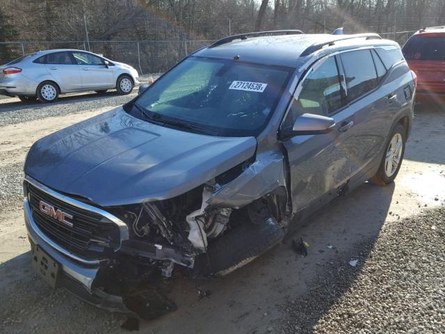 3GKALTEX7JL182968 - 2018 GMC TERRAIN SL GRAY photo 2