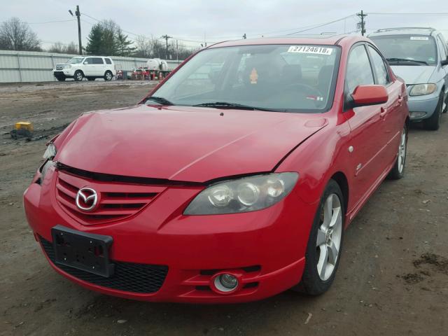 JM1BK324061438492 - 2006 MAZDA 3 S RED photo 2