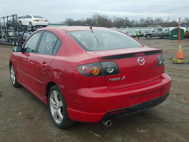 JM1BK324061438492 - 2006 MAZDA 3 S RED photo 3