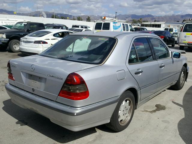 WDBHA24G3YA803165 - 2000 MERCEDES-BENZ C 230 SILVER photo 4