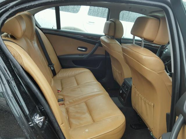 WBANV93518C130895 - 2008 BMW 535 XI შავი ფოტო 6