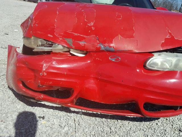 1G3NF12E8YC306487 - 2000 OLDSMOBILE ALERO GLS RED photo 9