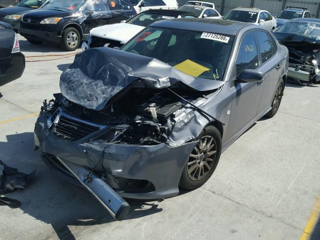 YS3FB49Y081151343 - 2008 SAAB 9-3 2.0T GRAY photo 2