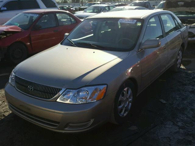 4T1BF28B5YU084101 - 2000 TOYOTA AVALON XL BEIGE photo 2