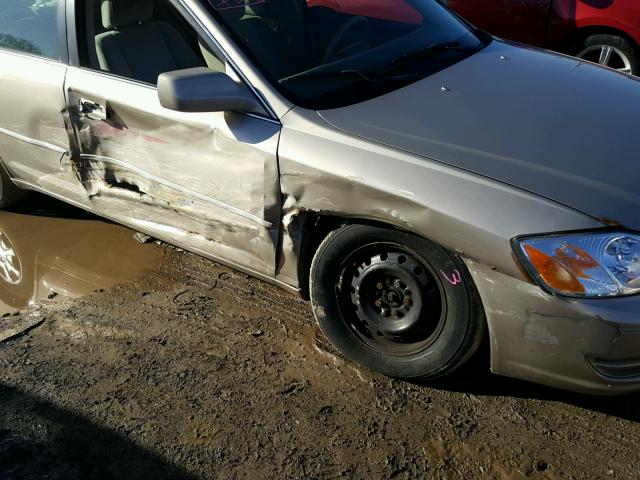 4T1BF28B5YU084101 - 2000 TOYOTA AVALON XL BEIGE photo 9