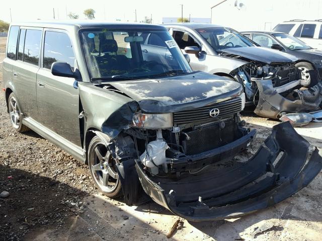 JTLKT324464050939 - 2006 TOYOTA SCION XB BLACK photo 1