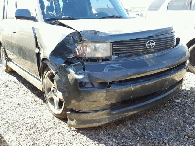 JTLKT324464050939 - 2006 TOYOTA SCION XB BLACK photo 9