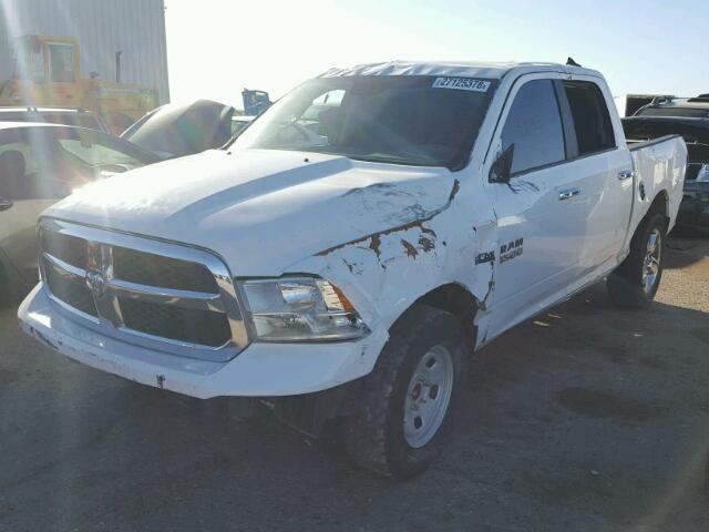 1C6RR6LT2GS221207 - 2016 RAM 1500 SLT WHITE photo 2