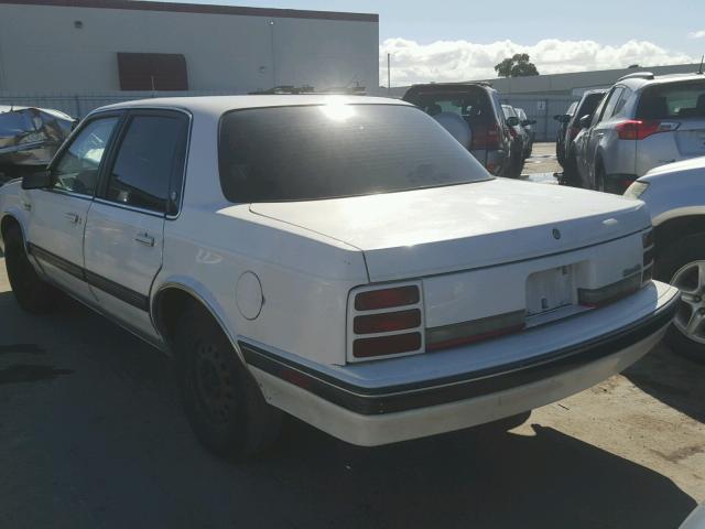 1G3AM54N1N6389733 - 1992 OLDSMOBILE CUTLASS CI WHITE photo 3