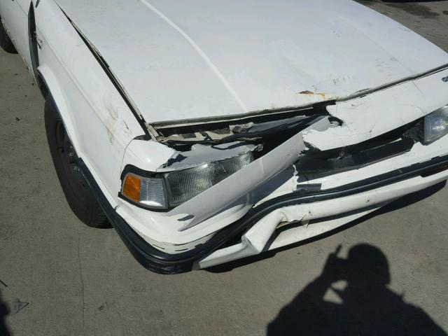 1G3AM54N1N6389733 - 1992 OLDSMOBILE CUTLASS CI WHITE photo 9