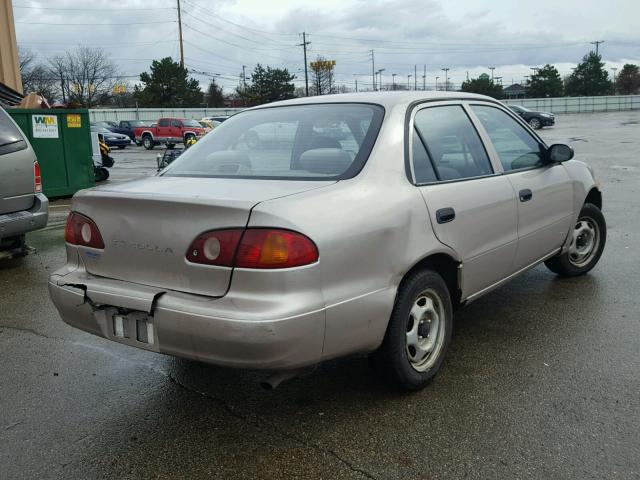 1NXBR12E42Z597030 - 2002 TOYOTA COROLLA CE BEIGE photo 4