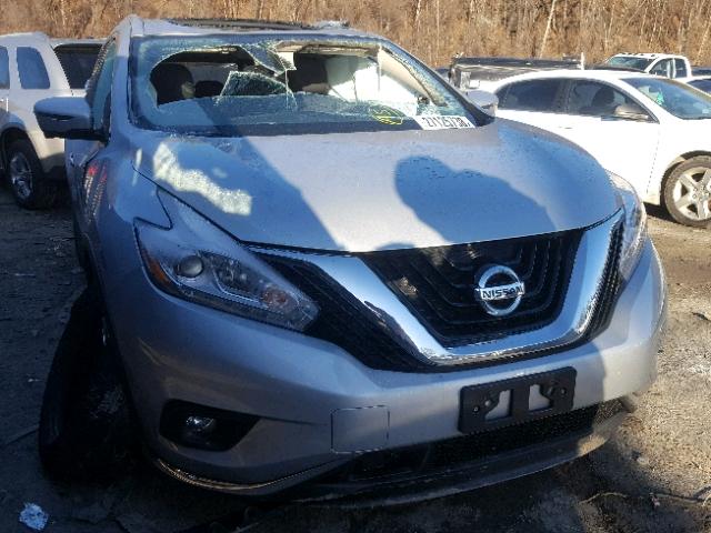 5N1AZ2MH8HN167030 - 2017 NISSAN MURANO S SILVER photo 1