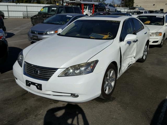 JTHBJ46G792280727 - 2009 LEXUS ES 350 WHITE photo 2