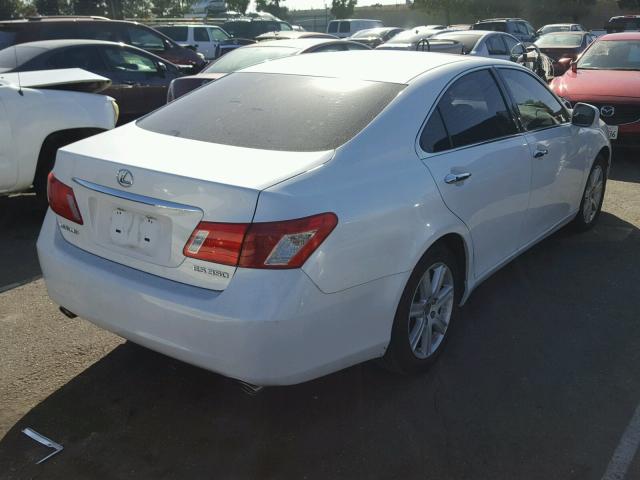 JTHBJ46G792280727 - 2009 LEXUS ES 350 WHITE photo 4