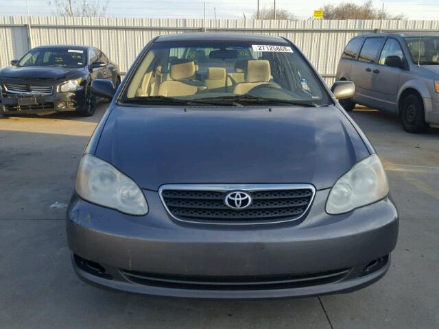 1NXBR32E18Z027913 - 2008 TOYOTA COROLLA CE GRAY photo 9