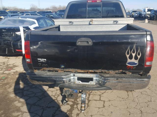 2FTRX18L53CA20507 - 2003 FORD F150 BLACK photo 9