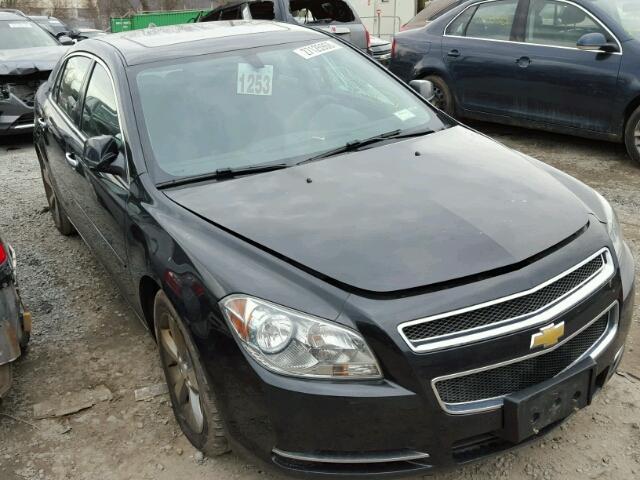 1G1ZC5E01CF268490 - 2012 CHEVROLET MALIBU 1LT BLACK photo 1