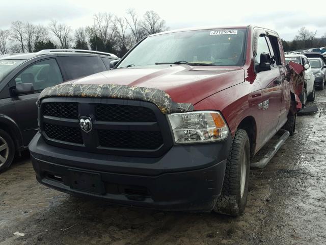 1C6RR7ST2DS726893 - 2013 RAM 1500 ST RED photo 2