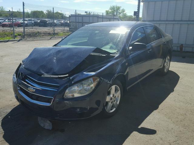 1G1ZG57BX84195660 - 2008 CHEVROLET MALIBU LS 蓝色 照片 2