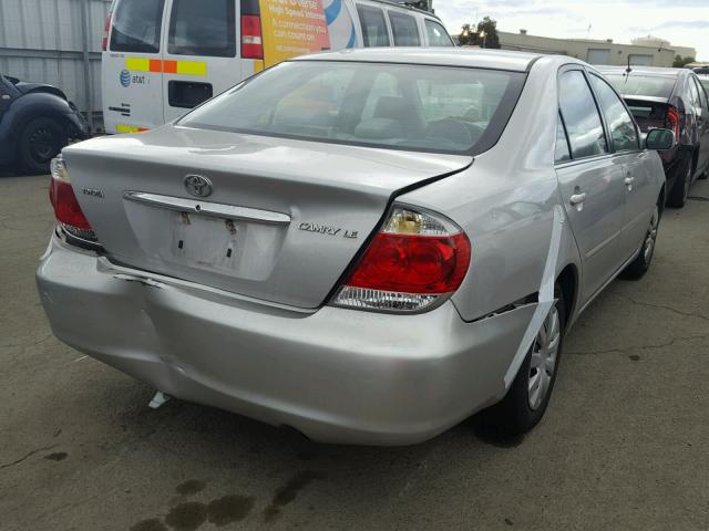 4T1BE32K86U140854 - 2006 TOYOTA CAMRY LE SILVER photo 4