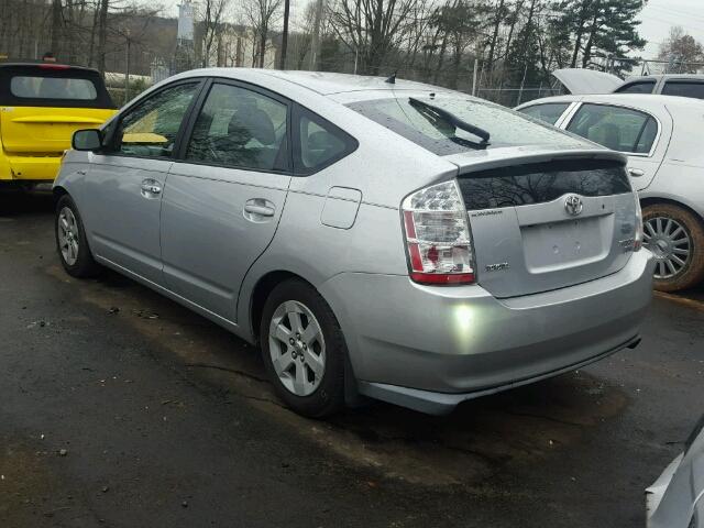 JTDKB20U477657726 - 2007 TOYOTA PRIUS SILVER photo 3