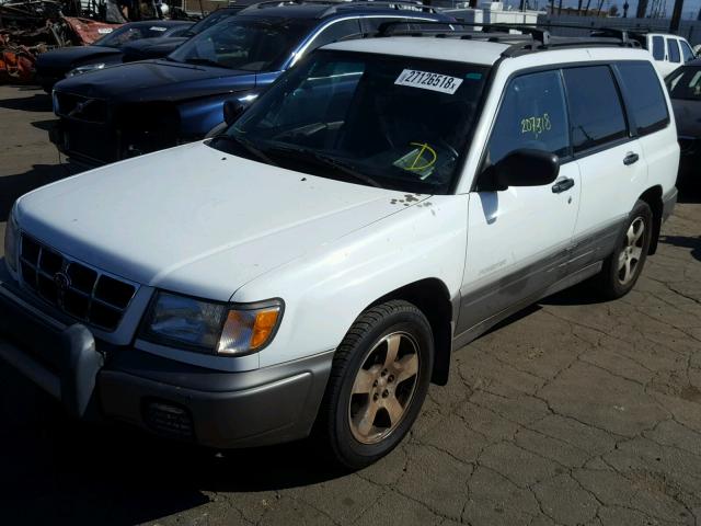 JF1SF6557XH739401 - 1999 SUBARU FORESTER S WHITE photo 2